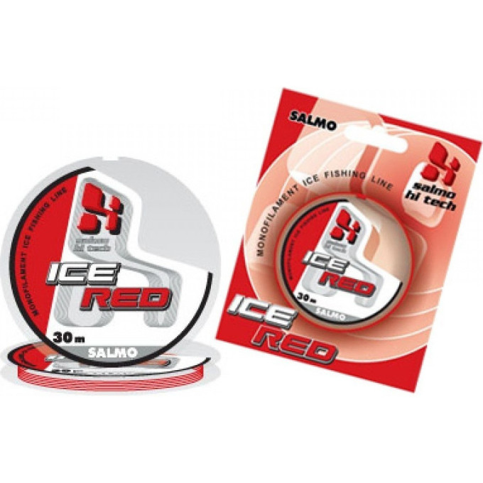 Леска монофильная зимняя SALMO Hi-Tech Ice Red 030/012 4941-012